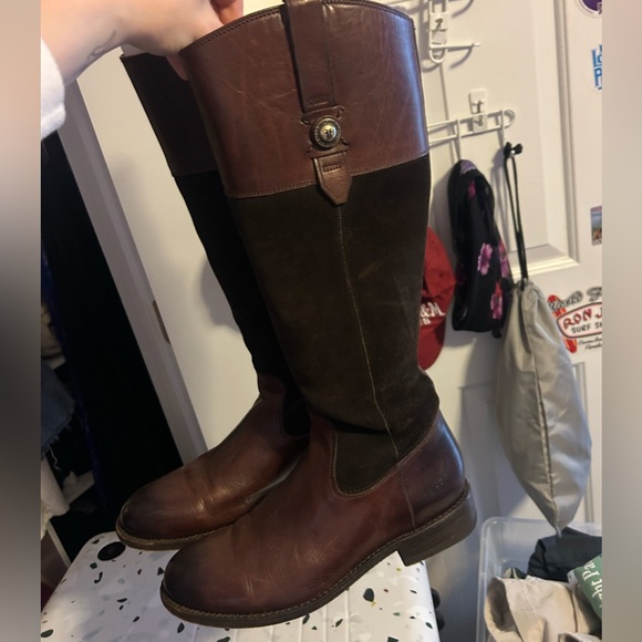 Frye Brown Riding Boots - Picture 2 of 3